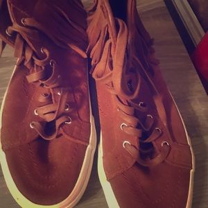 Fringe High Top Vans